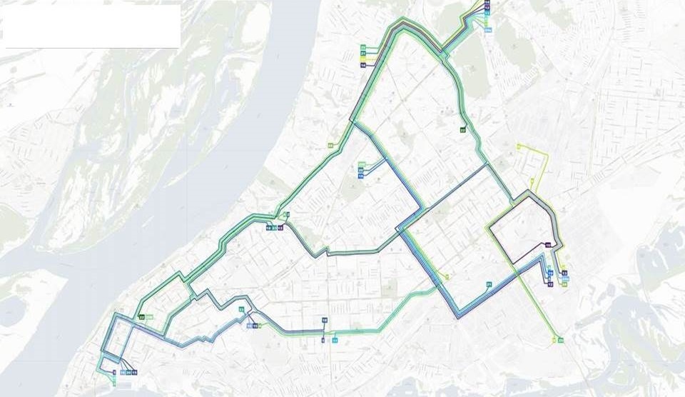 Карта трамвайных маршрутов самары